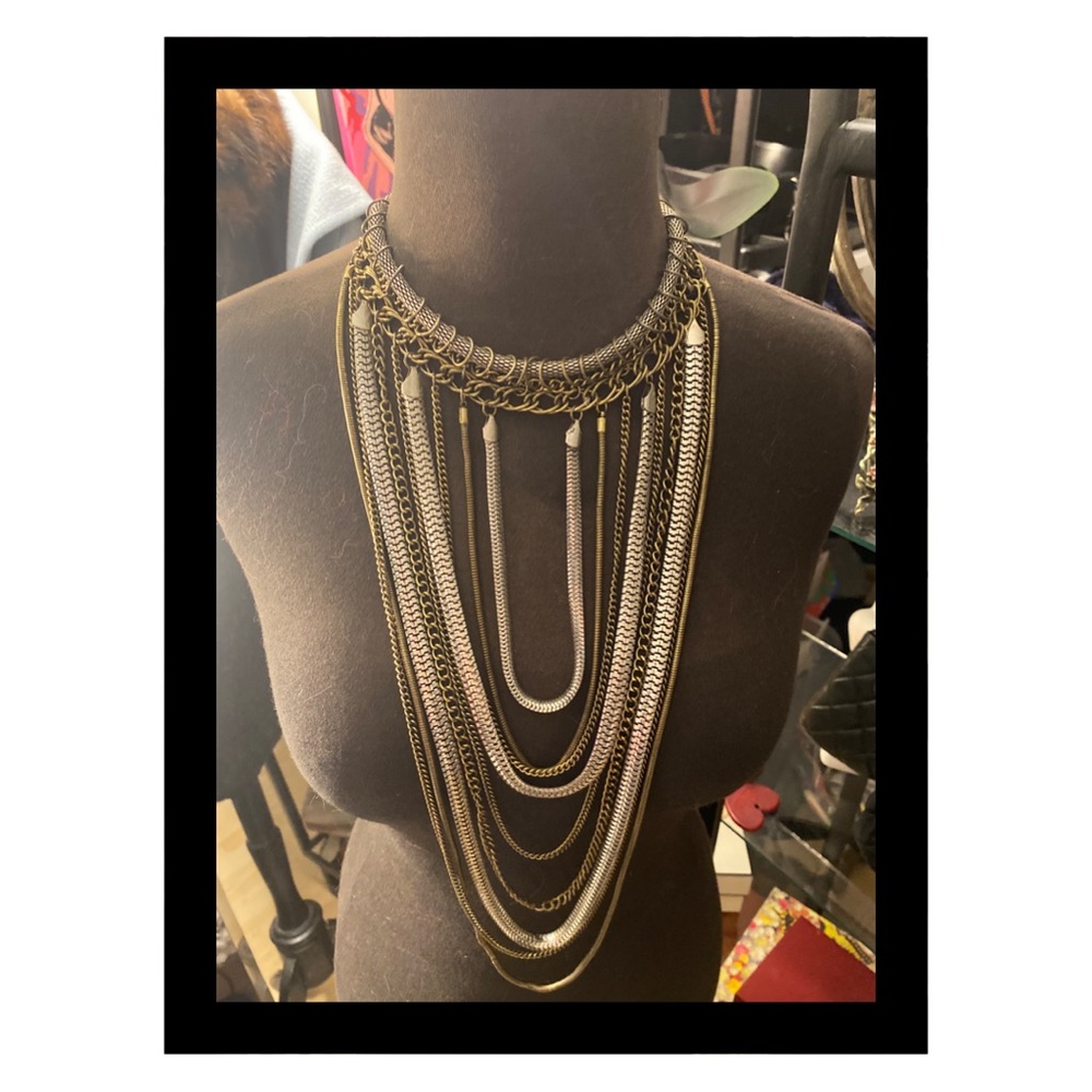 Mix metals necklace